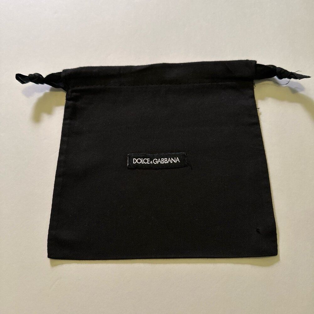 Dolce & Gabbana Black Dustbag 8x7